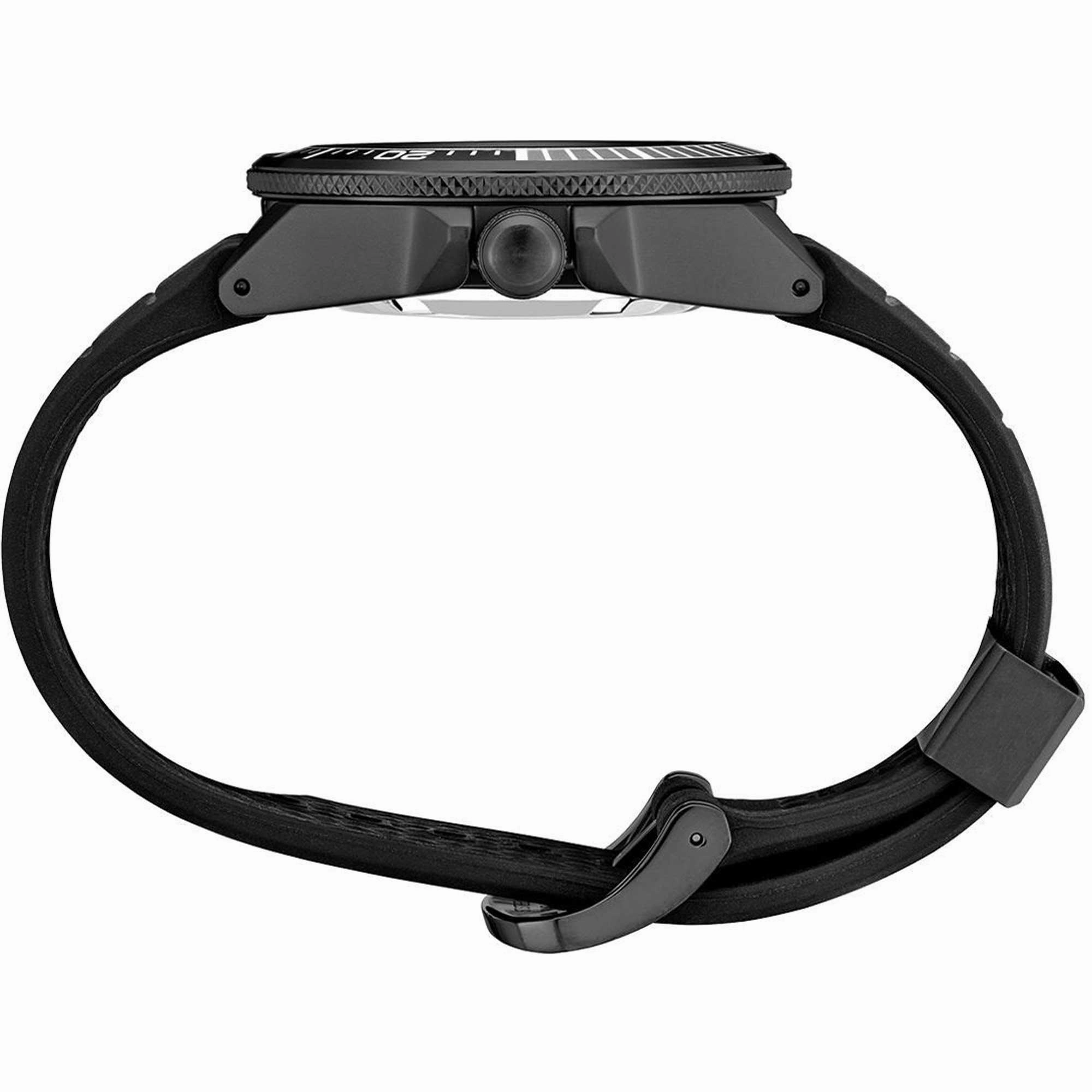 Seiko Men's Watch - Prospex Automatic Power Reserve Black Silicone Strap | SRPH11K1