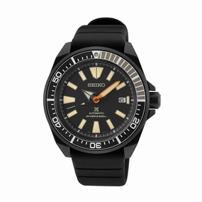 Seiko Men's Watch - Prospex Automatic Power Reserve Black Silicone Strap | SRPH11K1