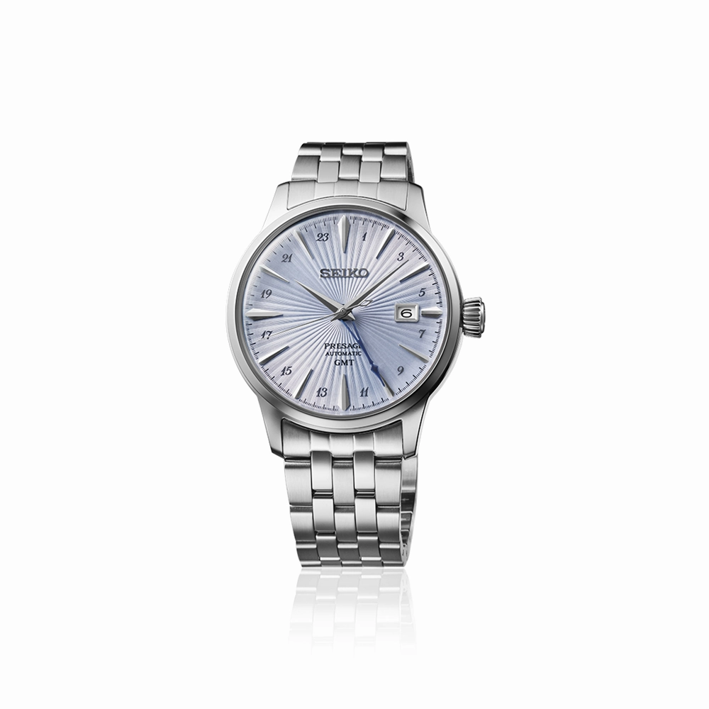 Seiko Presage Automatic GMT Stainless Steel Timepiece SSK037J
