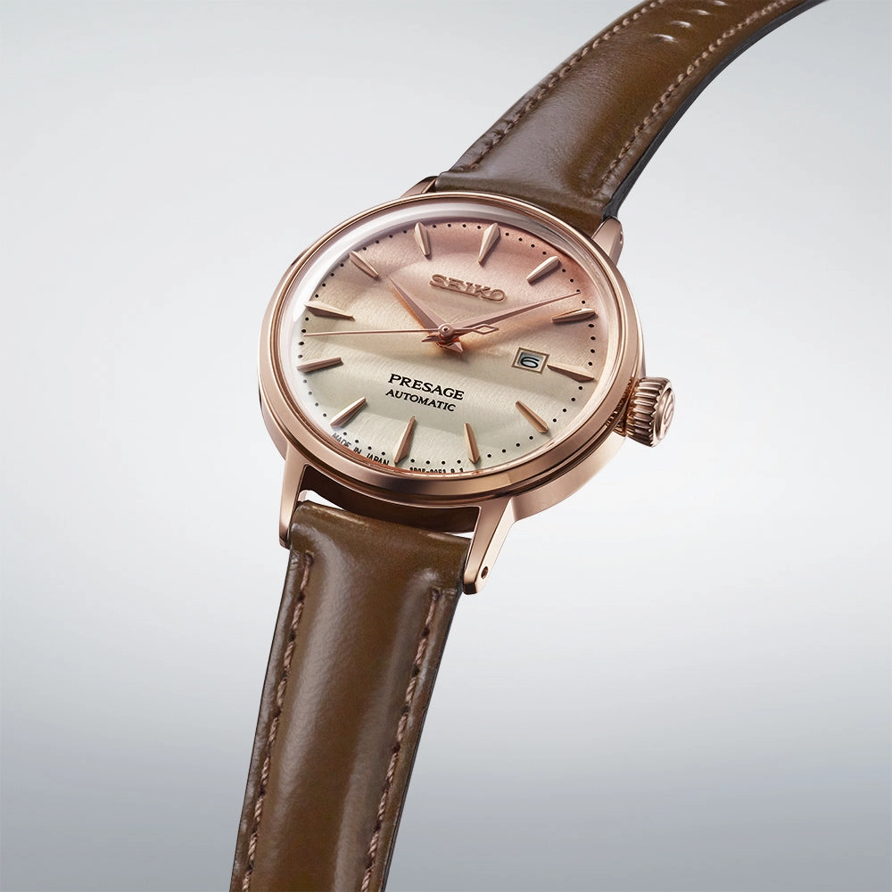 Seiko Presage Pinky Twilight Cocktail Time Limited Edition Ladies Watch SRE014J1