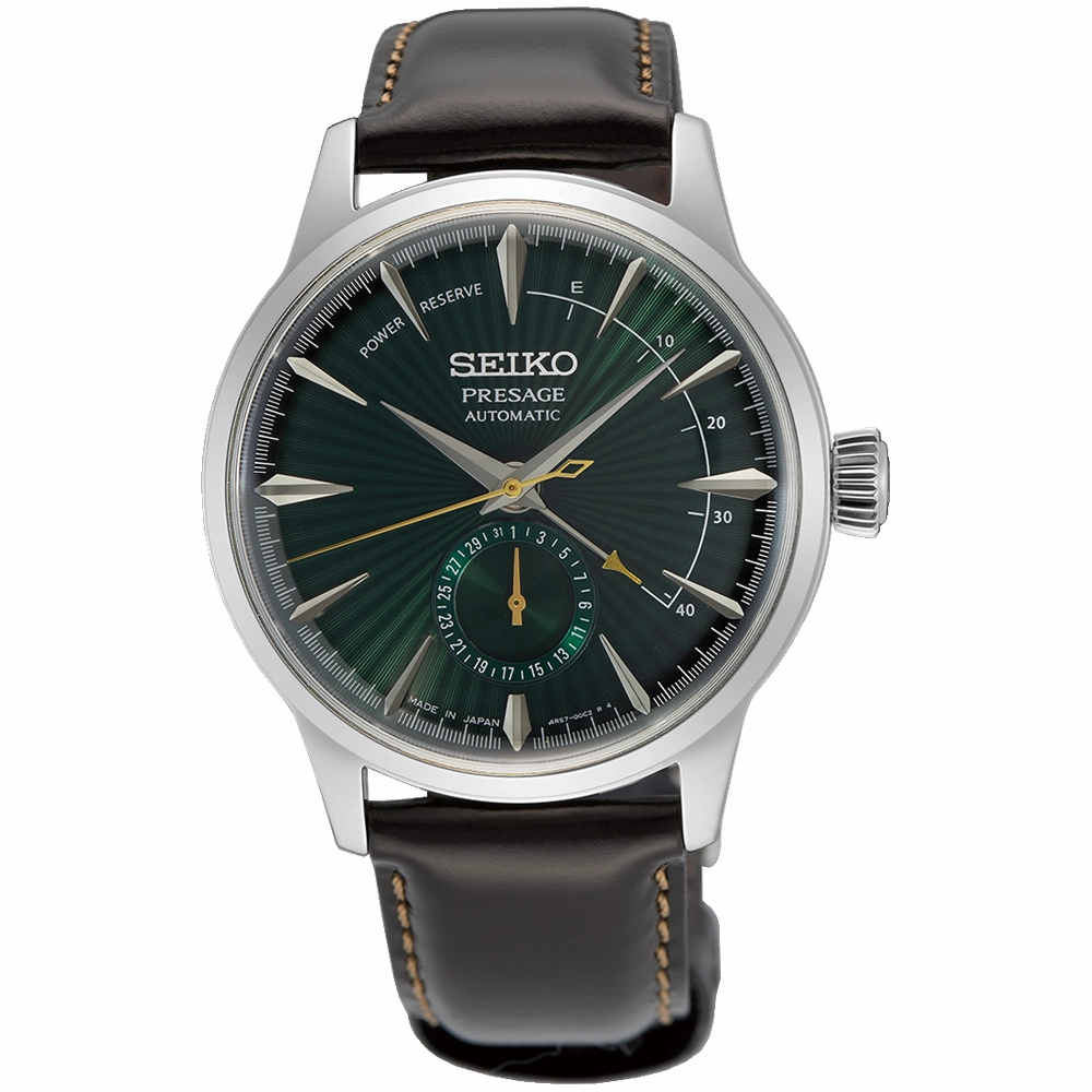 Seiko Presage SSA459J Emerald Sunburst Mechanical Watch