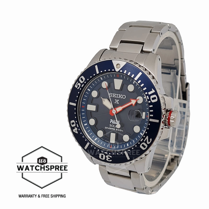 Seiko Prospex and PADI Diver's Solar Special Edition Silver Stainless Steel Band Watch SNE435P1 / SNE549P1 (LOCAL BUYERS ONLY)