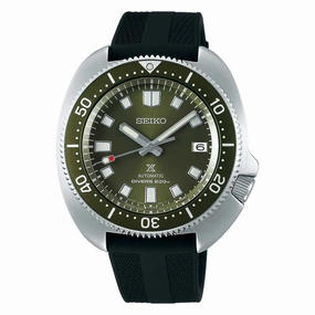 Seiko Prospex (Japan Made) Captain Willard Automatic Diver's Black Silicone Strap Watch SPB153J1