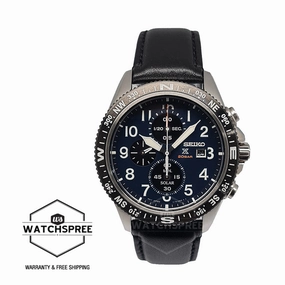 Seiko Prospex Solar Black Calf Leather Strap Watch SSC737P1 (LOCAL BUYERS ONLY)