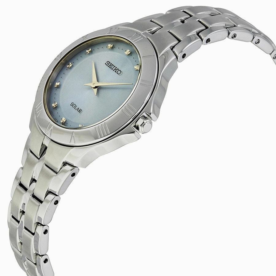 Seiko Recraft Blue Mother Of Pearl Dial Quartz Womens Watch