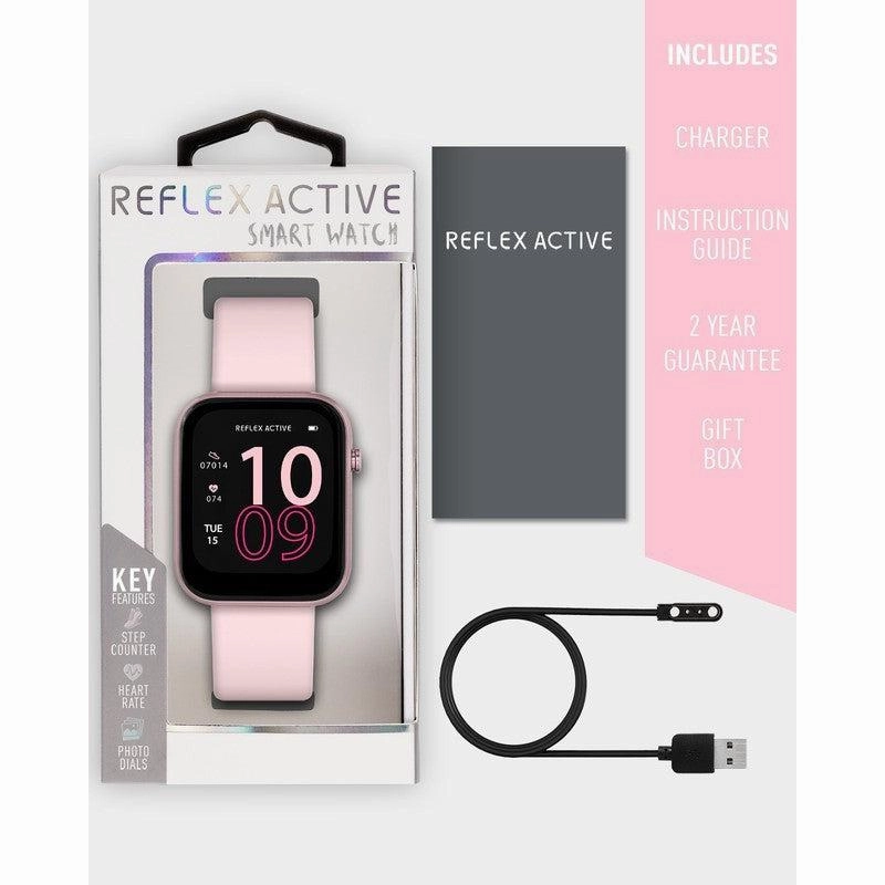 Series 12 Reflex Active Shell Pink Smart Watch