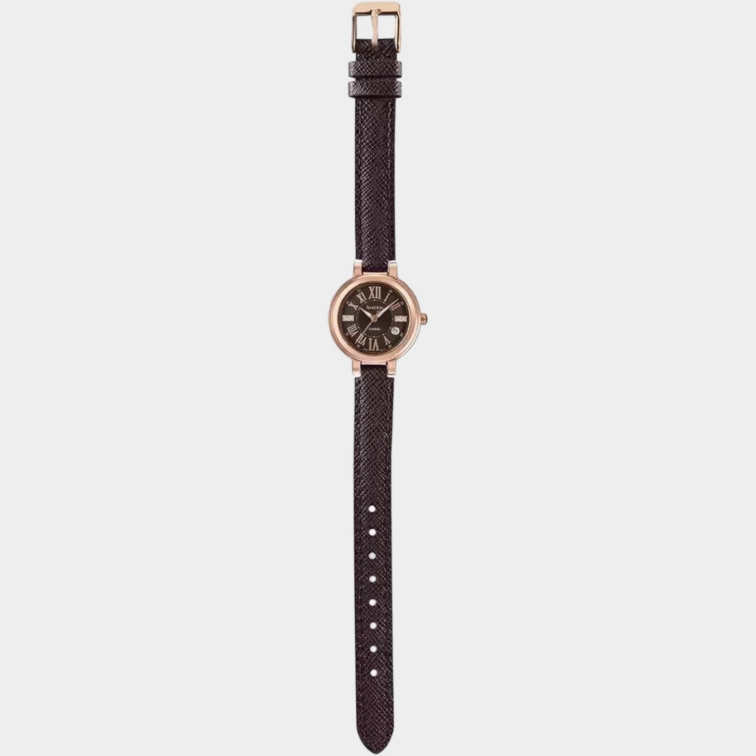 Sheen Women's Analog Leather Watch SX214 - SHE-4029PGL-5AUDF