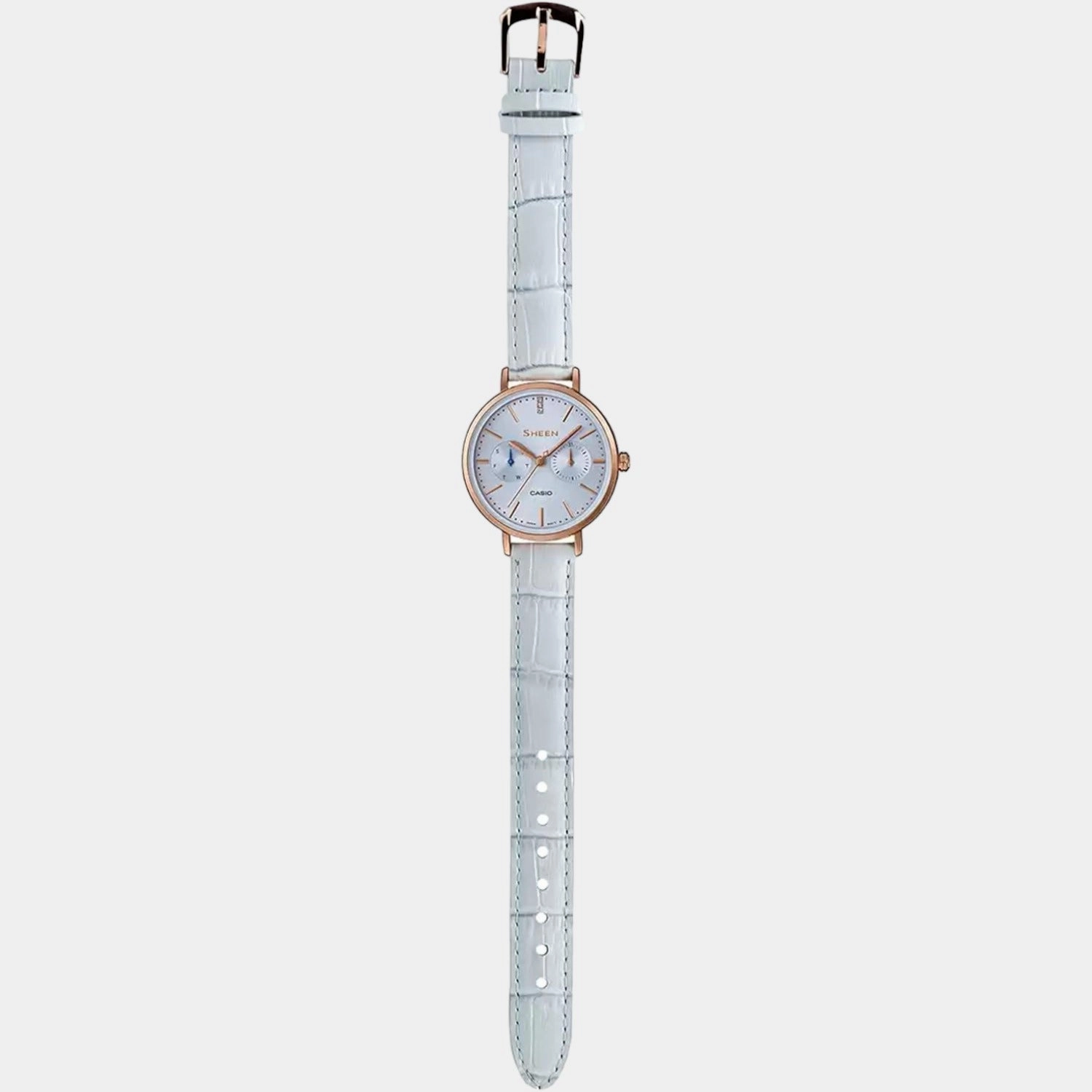 Sheen Women's Chronograph Leather Watch SX199 - SHE-3054PGL-2AUDR