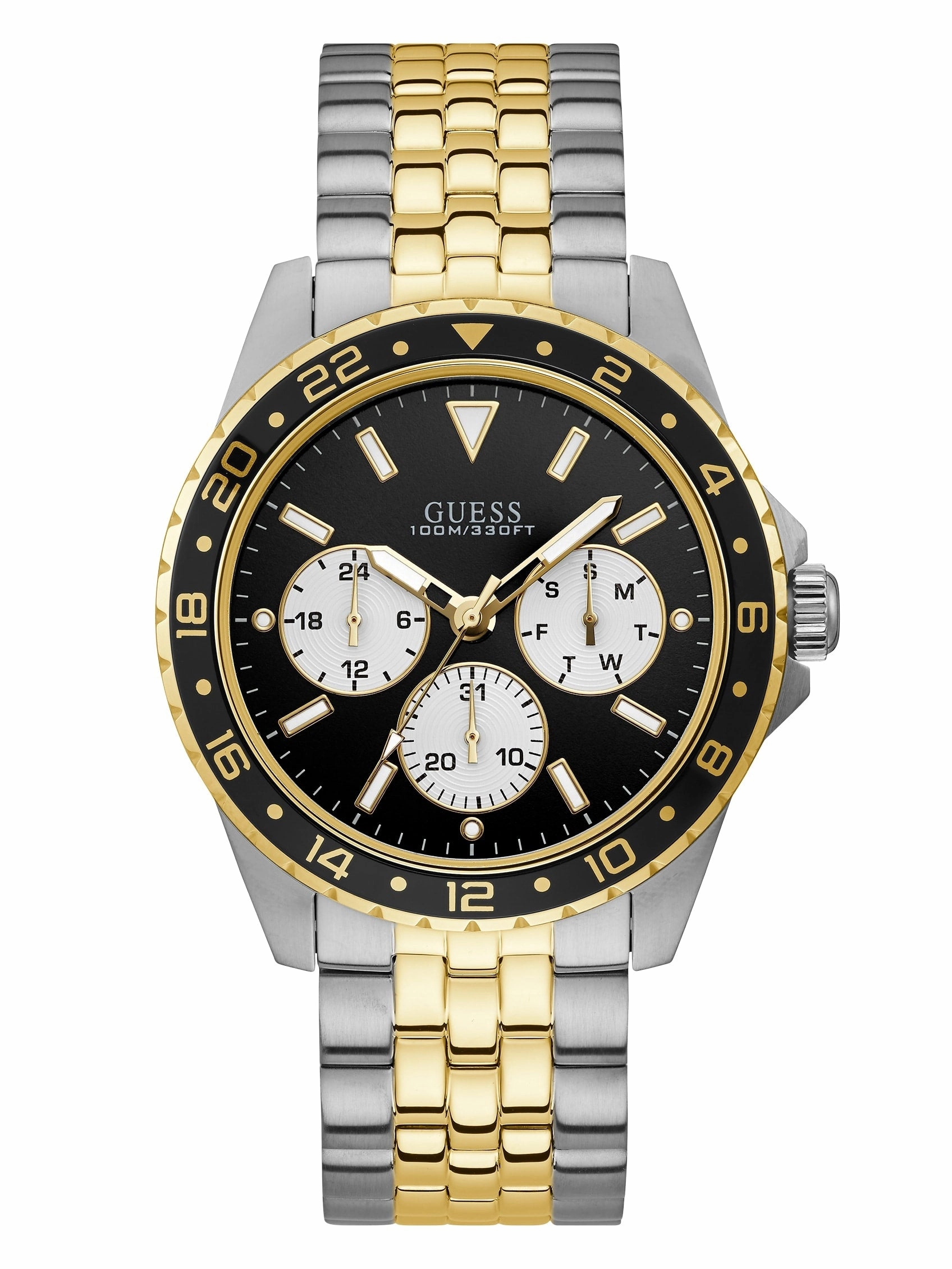 Silver Gold-Tone Multifunction Watch