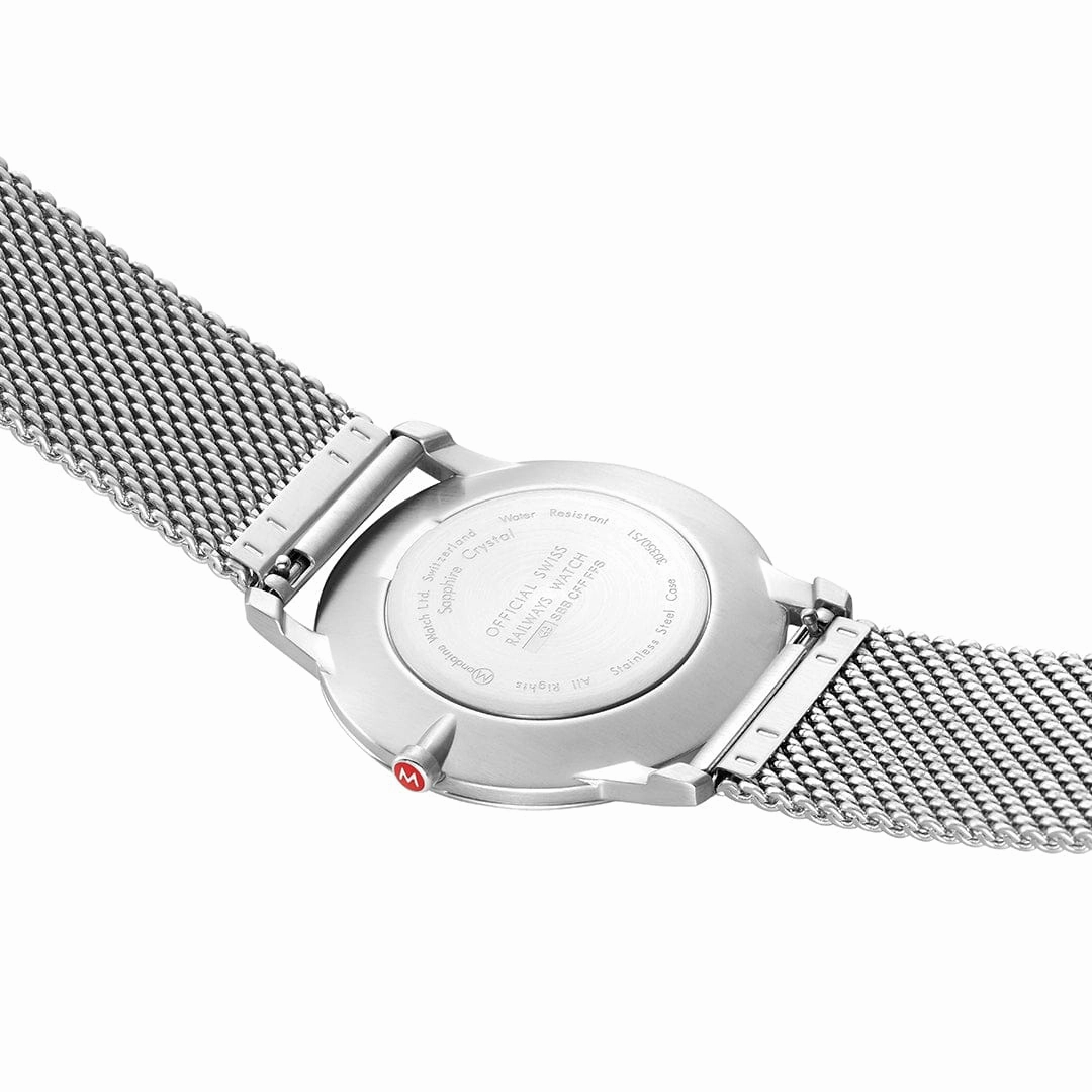 Simply Elegant, Brushed Steel, 40 mm, Stainless Steel