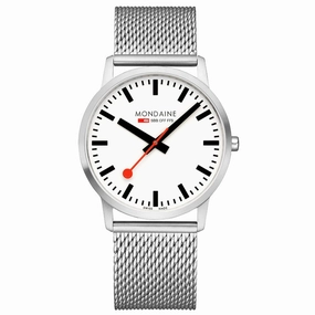 Simply Elegant, Brushed Steel, 40 mm, Stainless Steel