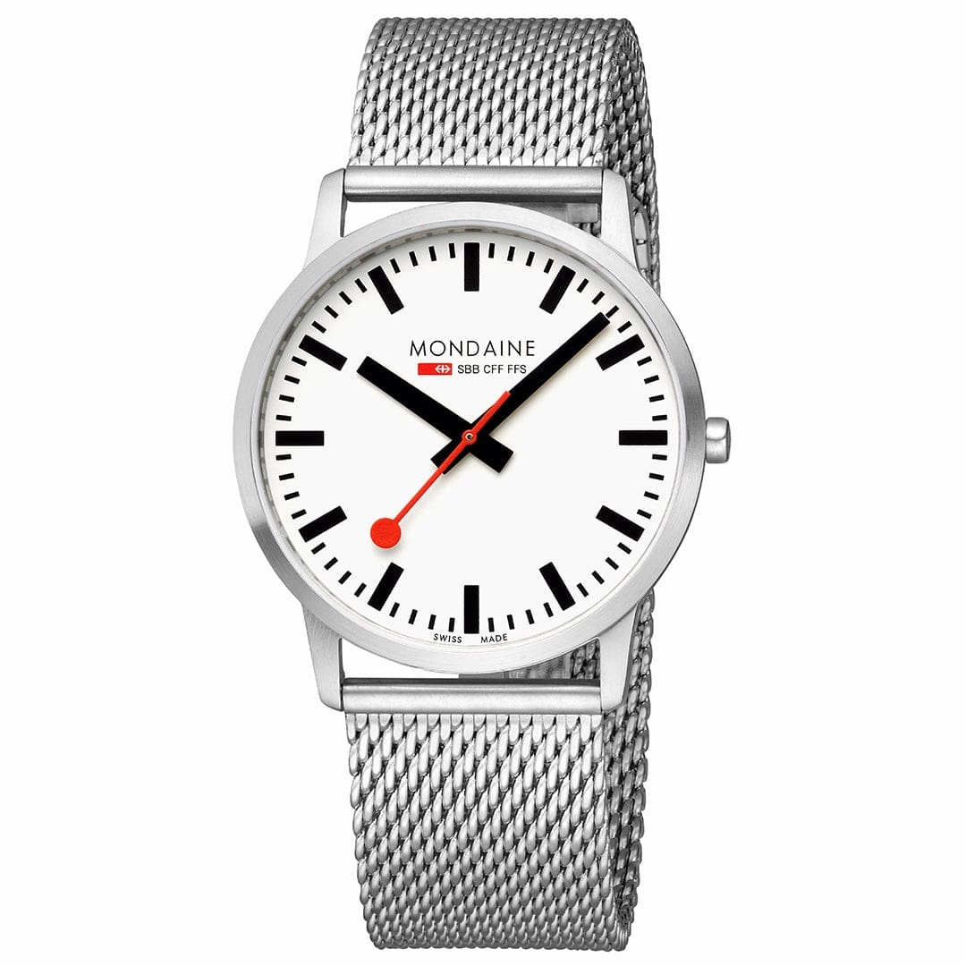 Simply Elegant, Brushed Steel, 40 mm, Stainless Steel