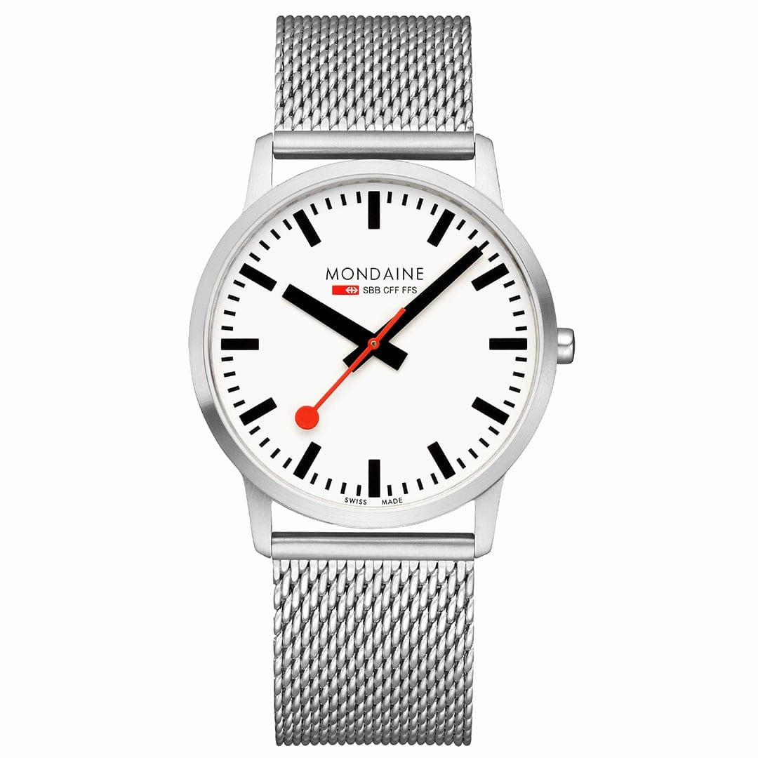 Simply Elegant, Brushed Steel, 40 mm, Stainless Steel
