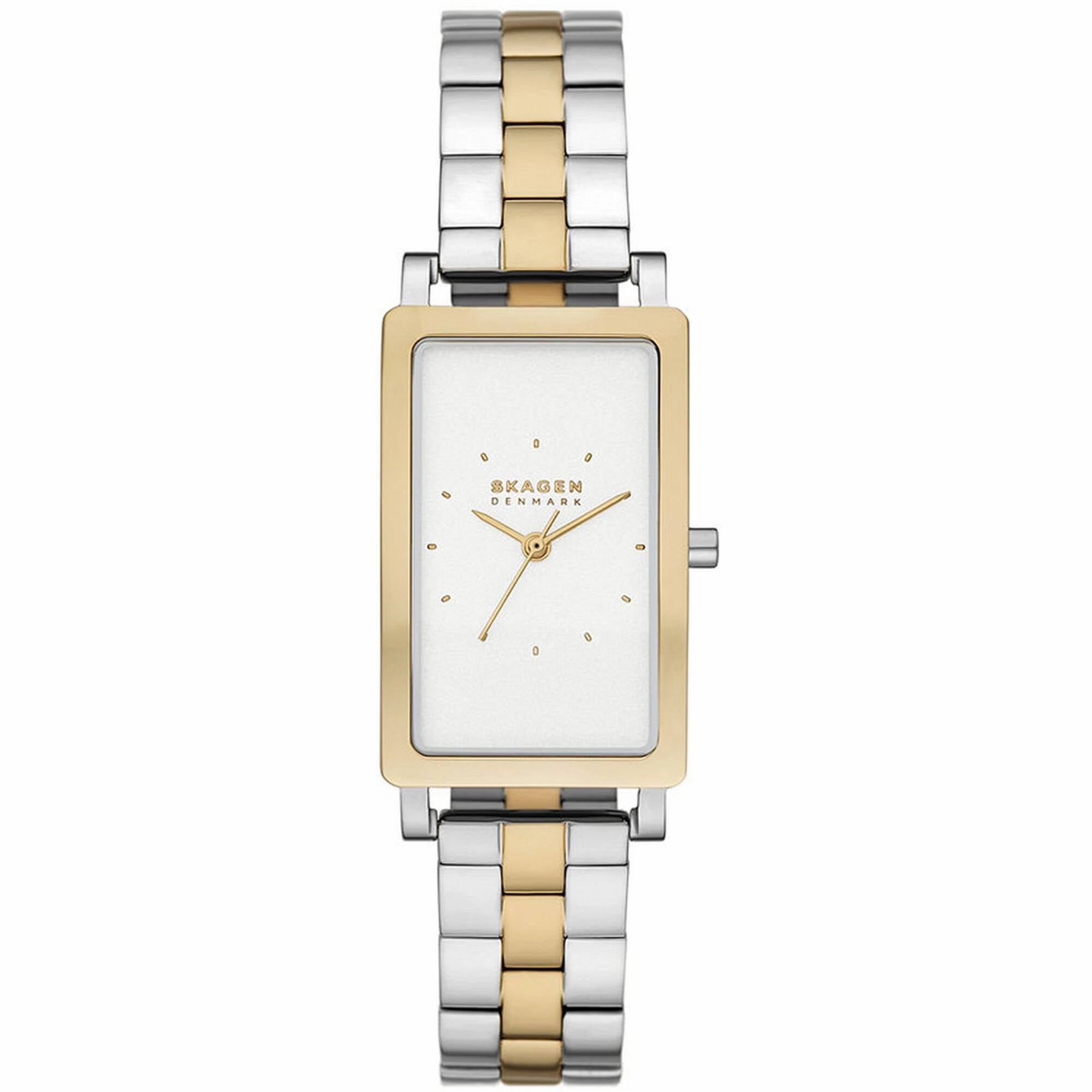 Skagen Women's Watch - Hagen Lille White Dial Plated Steel Bracelet | SKW3156