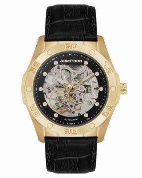 Skeleton? | 42mm, Gold/Black