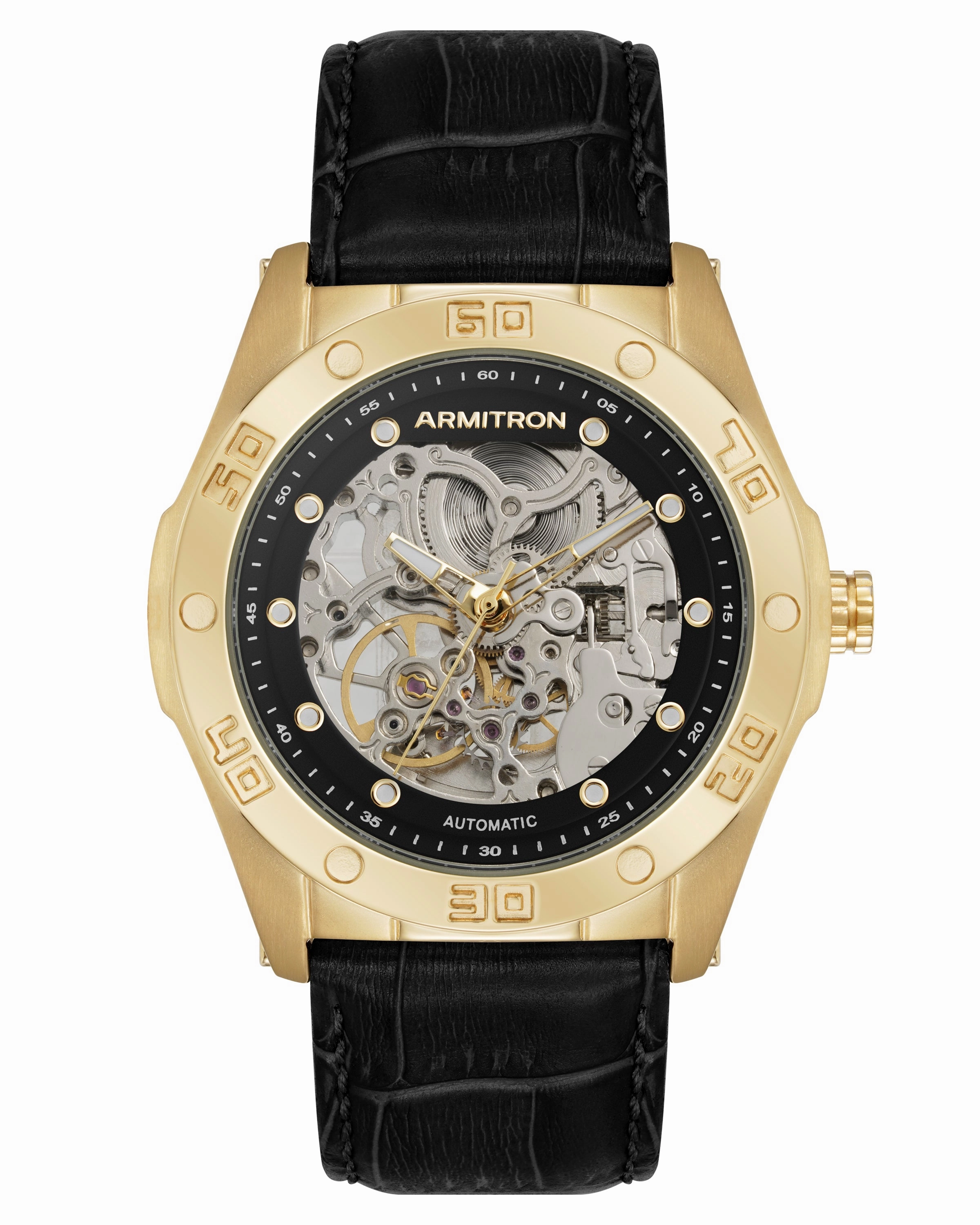 Skeleton? | 42mm, Gold/Black