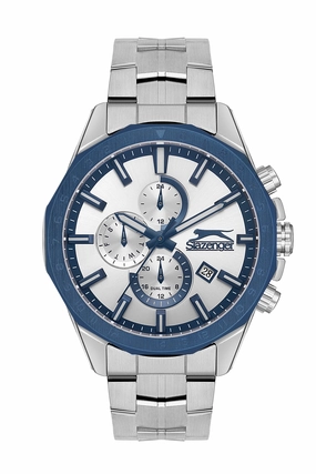 Slazenger - SL.9.2259.2.03 - Quartz Male Silver Dial Watch
