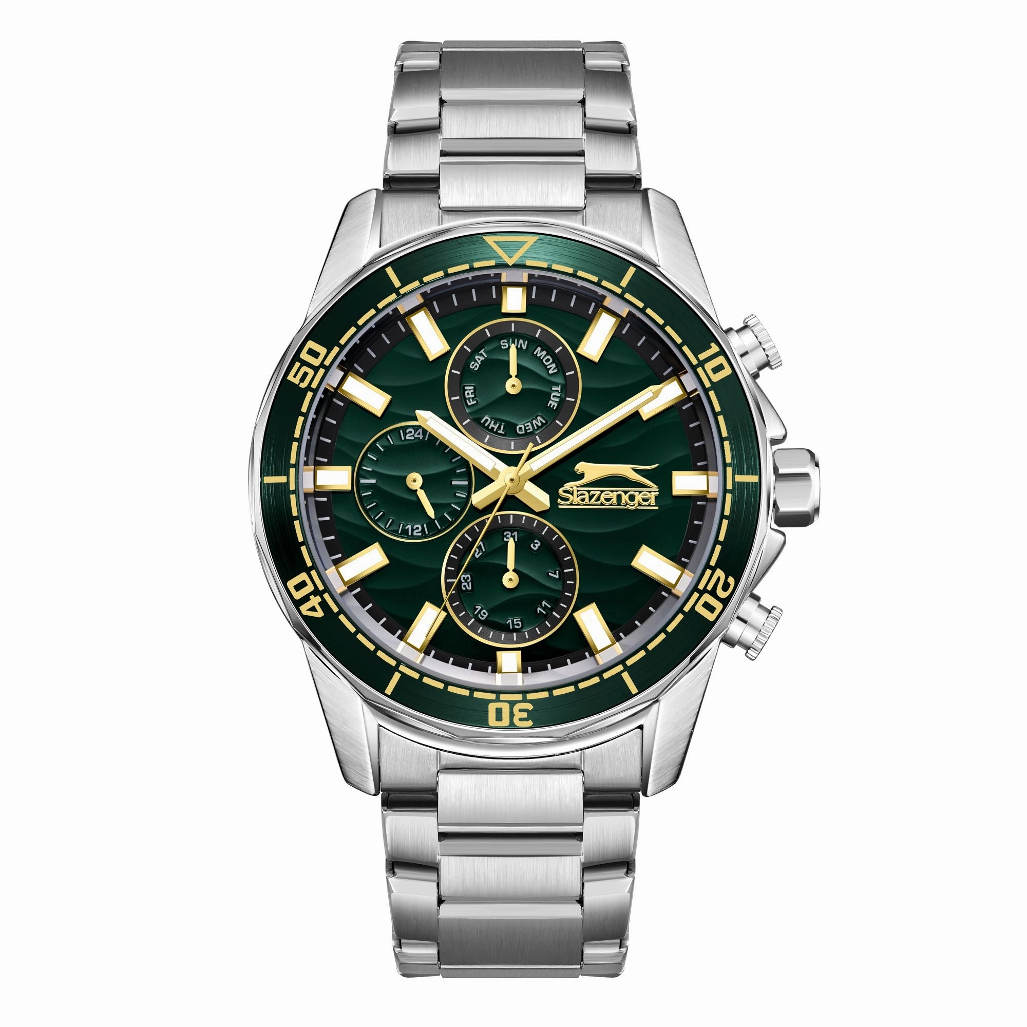 Slazenger - SL.9.2396.2.04 - Stainless Steel Multifunction Watch For Men's