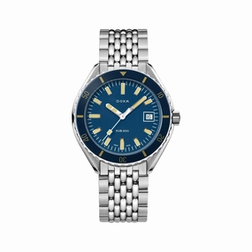 SUB 200 Caribbean Sapphire Inlay Bezel 42mm - Blue on Bracelet