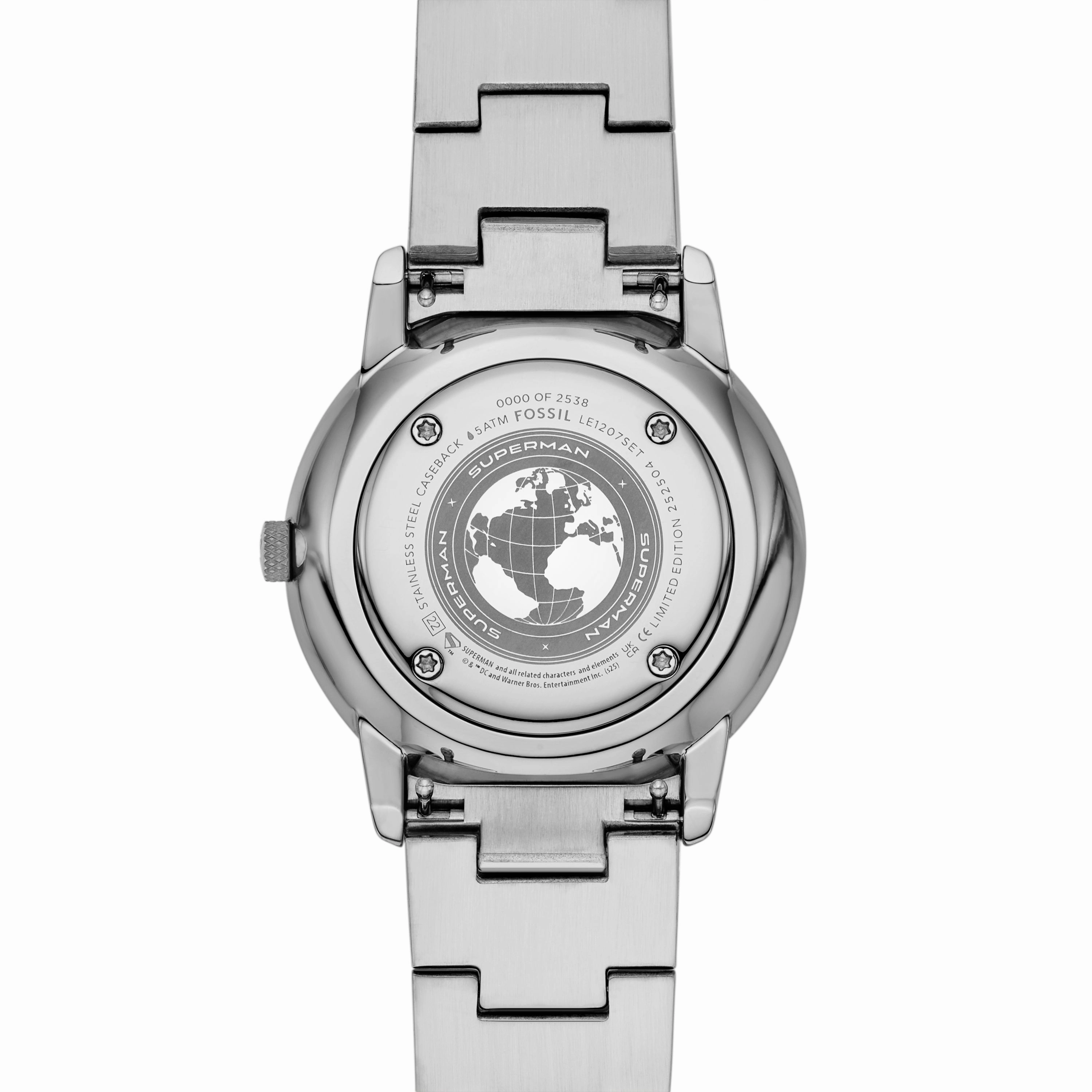 Superman x Fossil Limited-Edition S-Shield Watch Set