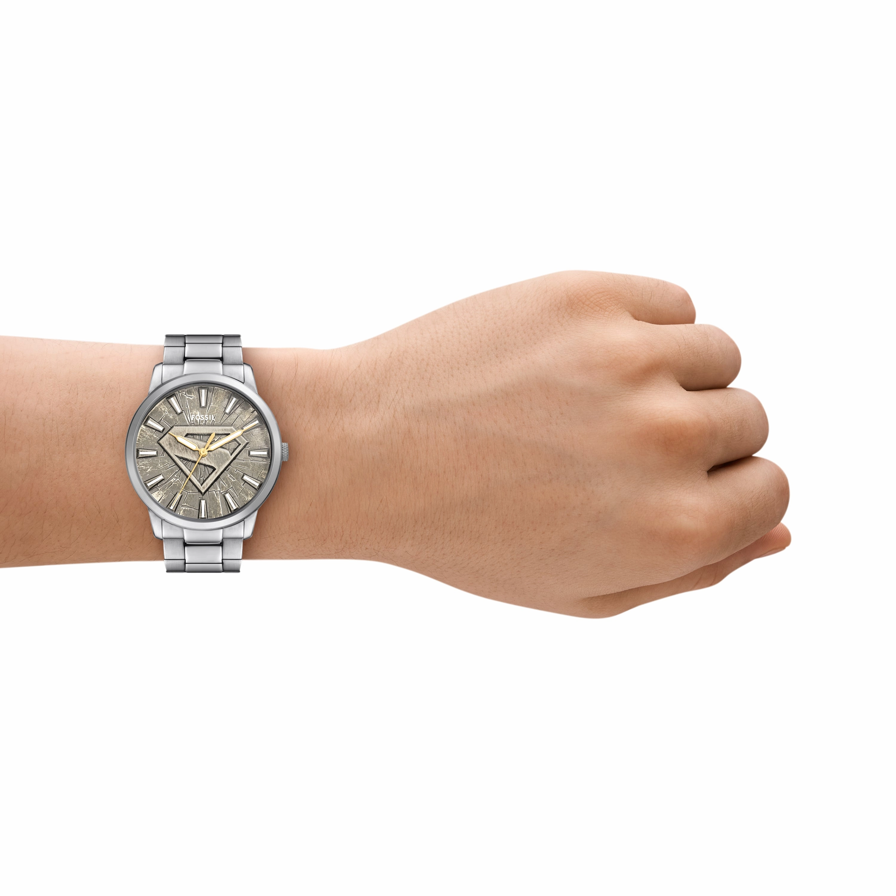 Superman x Fossil Limited-Edition S-Shield Watch Set