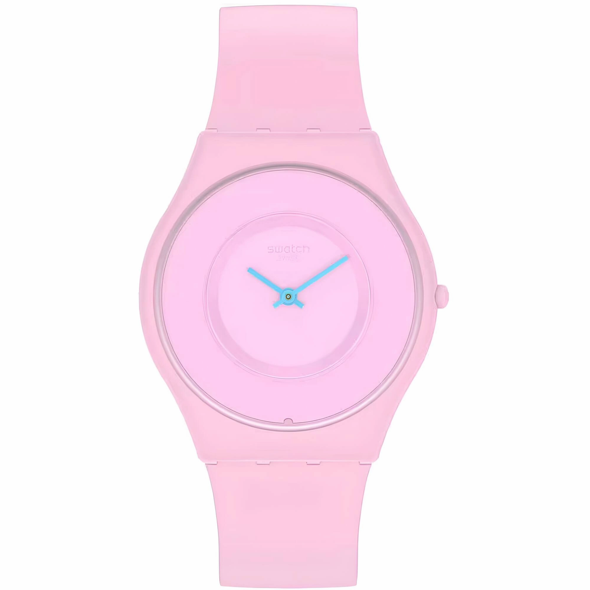 Swatch Unisex Watch - The June Collection Caricia Rosa Pink Strap Quartz | SSO9P100