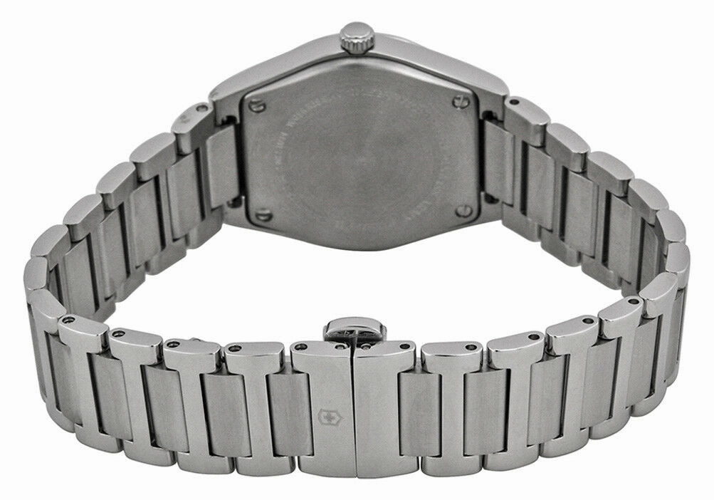 Swiss Army Victoria Stainless Steel Womens Watch Egg Shell Dial Calendar 241513 - Store Display