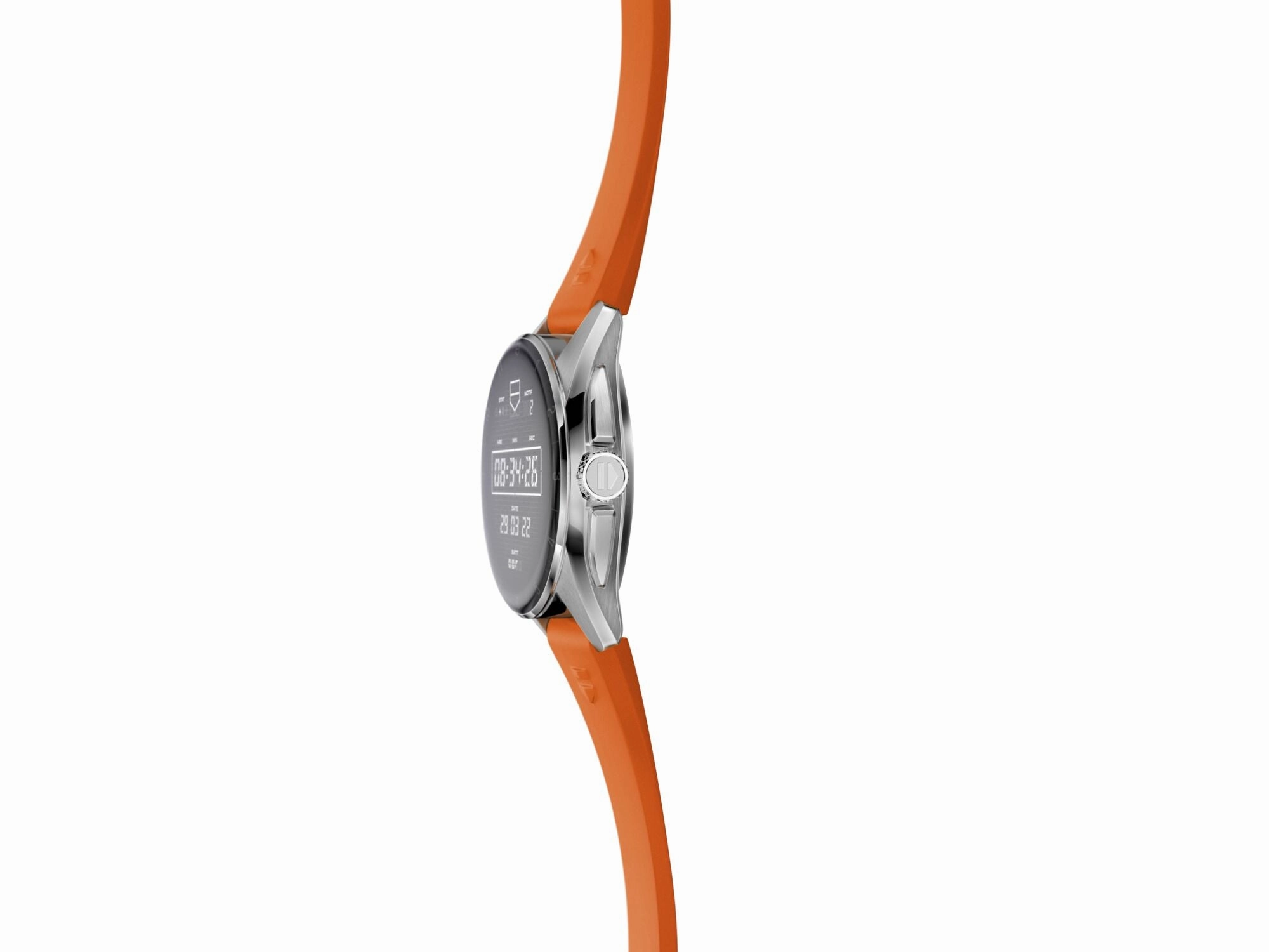 TAG Heuer Watch Connected Calibre E4 42 Orange Rubber