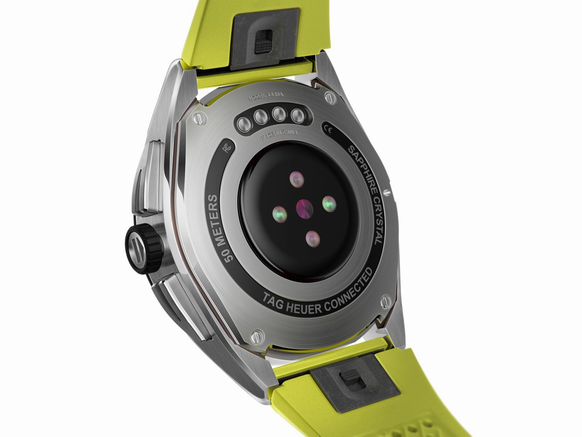 TAG Heuer Watch Connected Calibre E4 45 Lime Rubber