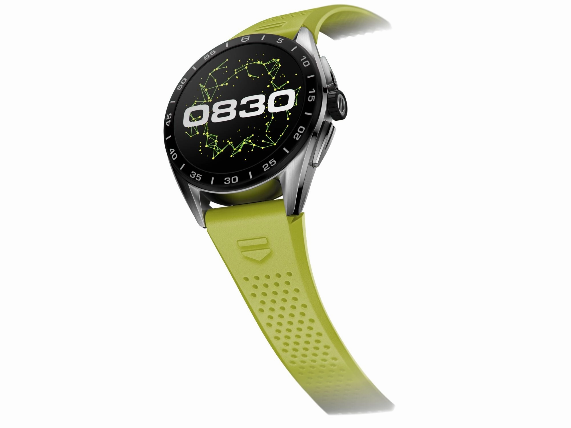 TAG Heuer Watch Connected Calibre E4 45 Lime Rubber