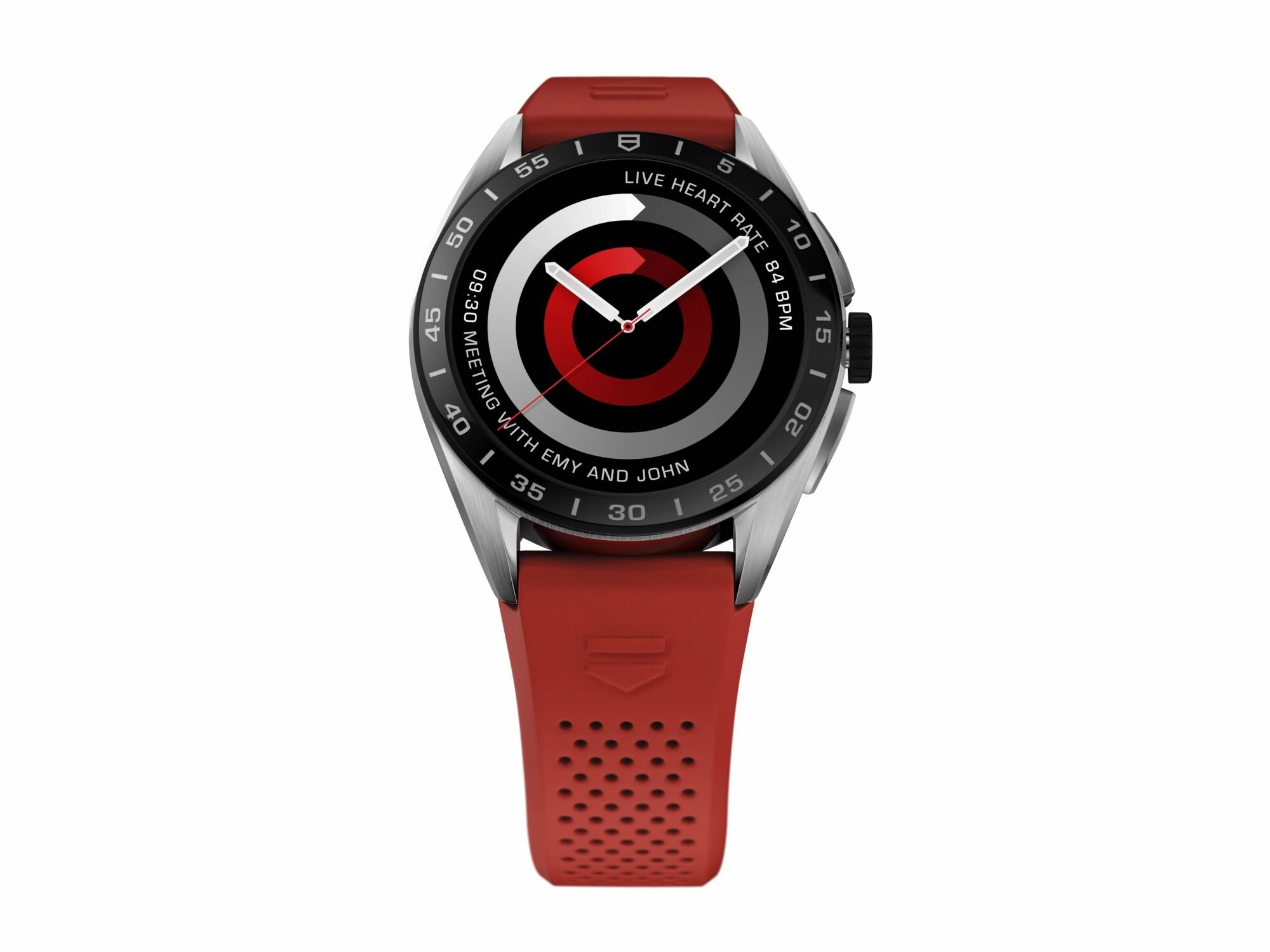 TAG Heuer Watch Connected Calibre E4 45 Red Rubber