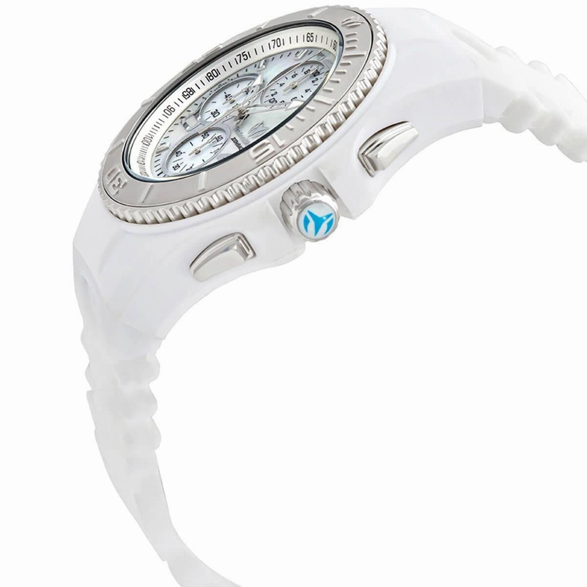 Technomarine Men's Chrono Watch - Cruise JellyFish Silver Tone Bezel Strap | TM-115356