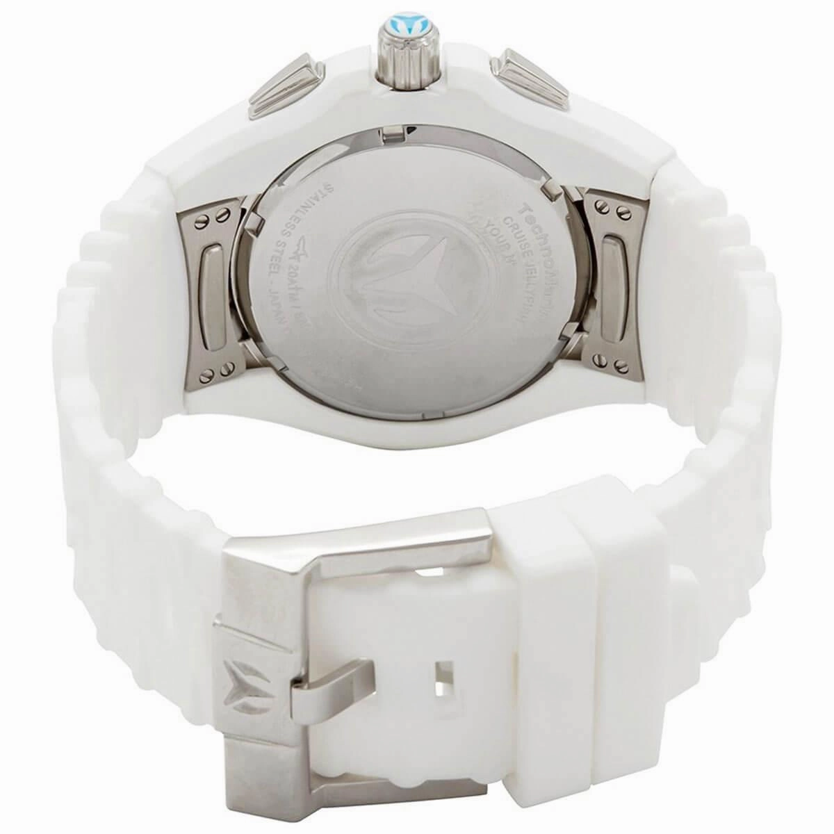Technomarine Men's Chrono Watch - Cruise JellyFish Silver Tone Bezel Strap | TM-115356