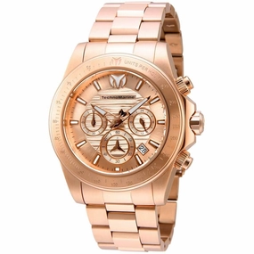 Technomarine Men's Chronograph Watch - Manta Ray Rose Gold Bracelet | TM-219008