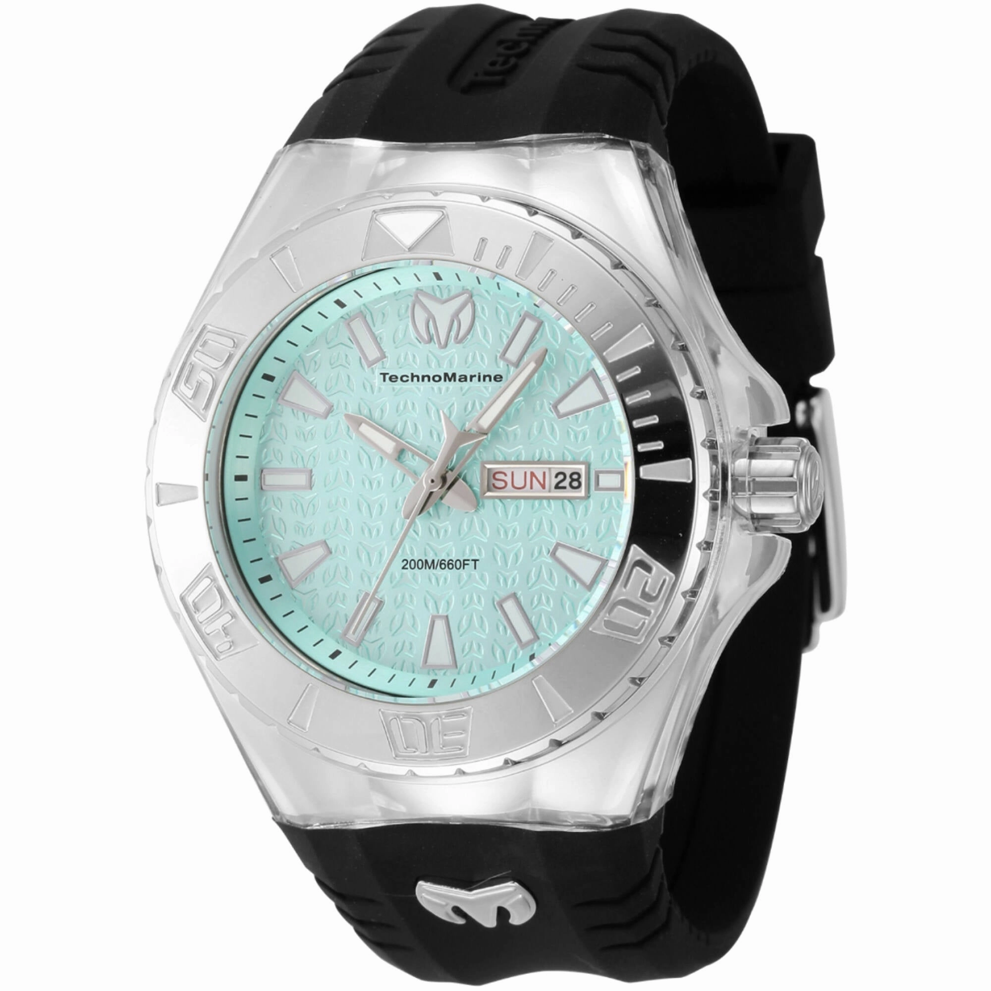 Technomarine Men's Watch - Cruise Monogram Silver Case Turquoise Dial | TM-122009