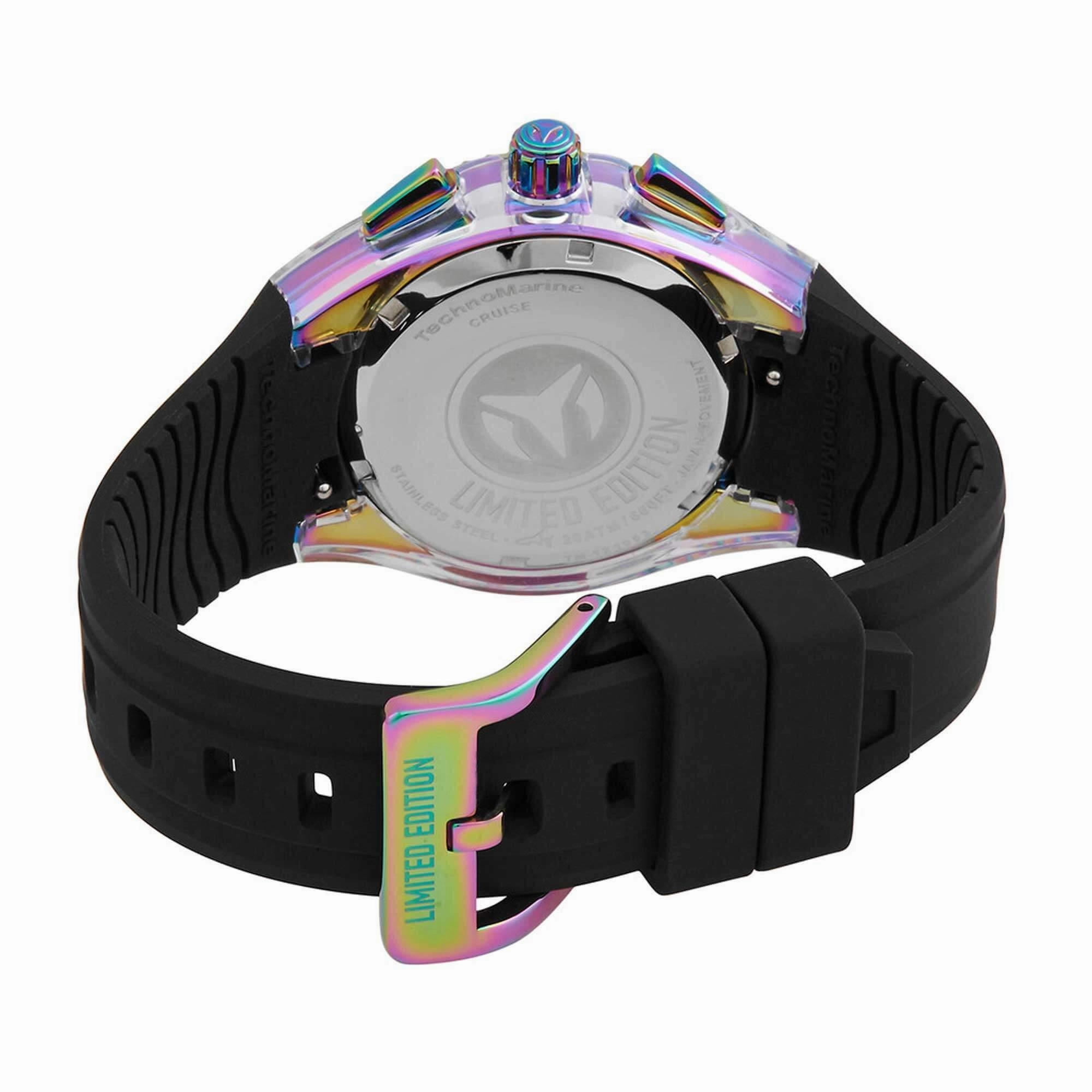 Technomarine Unisex Watch - Cruise Glitz Quartz Chrono Iridescent Case | TM-121053