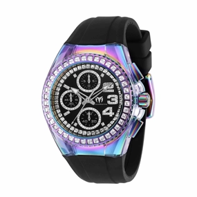 Technomarine Unisex Watch - Cruise Glitz Quartz Chrono Iridescent Case | TM-121053