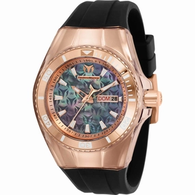 Technomarine Women's Quartz Watch - Cruise Monogram Black Rubber Strap | TM-115327