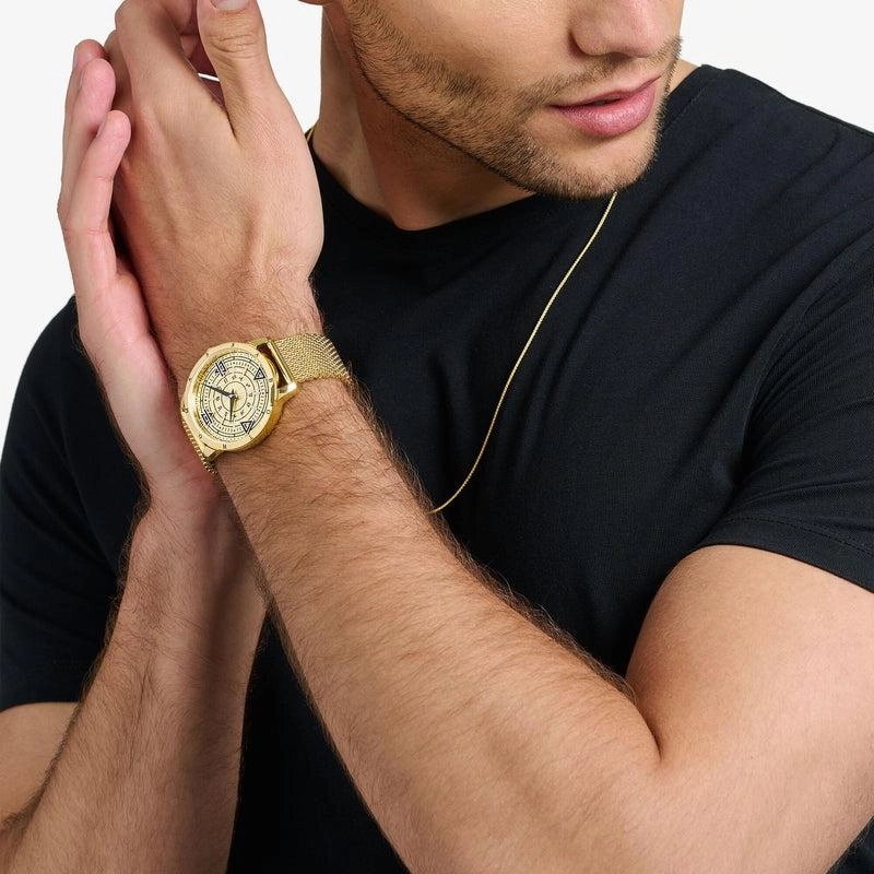 Thomas Sabo MenS Watch Elements Of Nature Gold