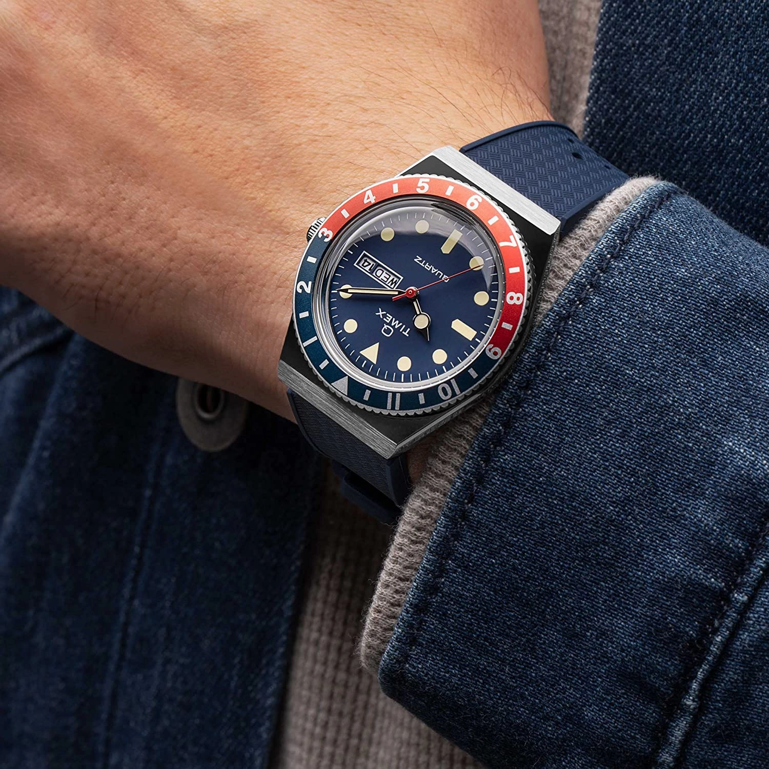 Timex 38 mm Q Diver Inspired