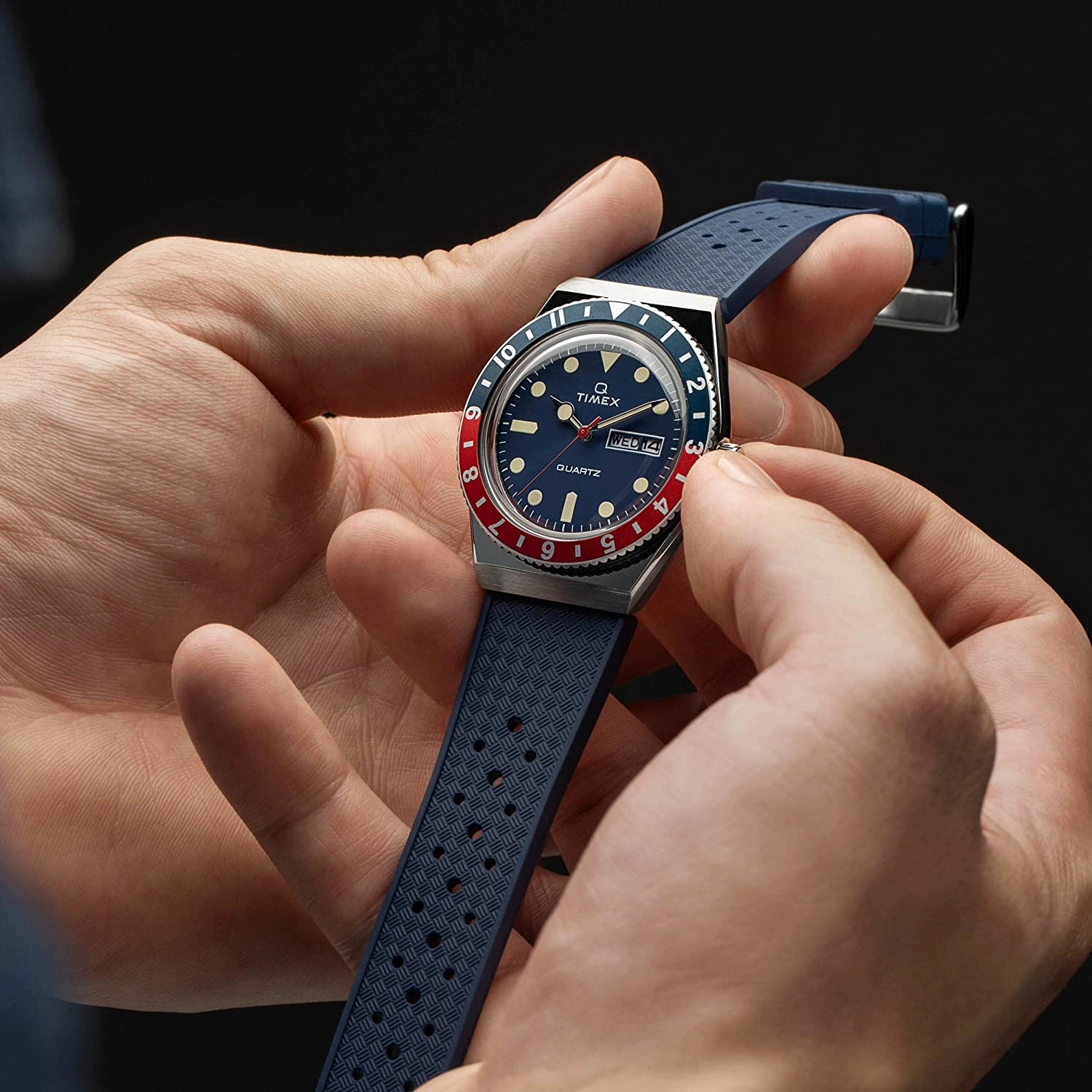 Timex 38 mm Q Diver Inspired