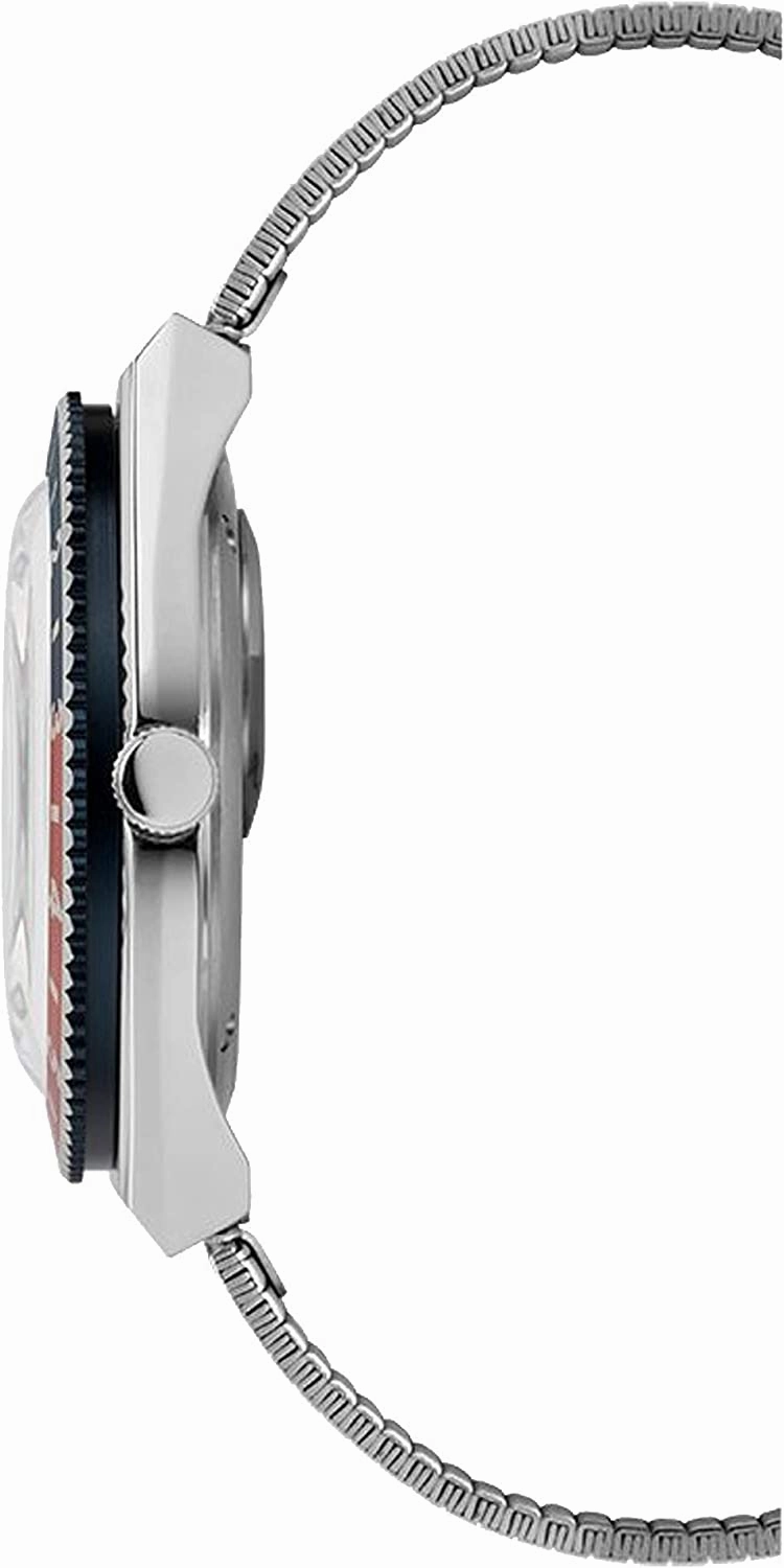 Timex 38 mm Q Timex Reissue Stainless Steel Case Blue Dial Stainless Steel Bracelet