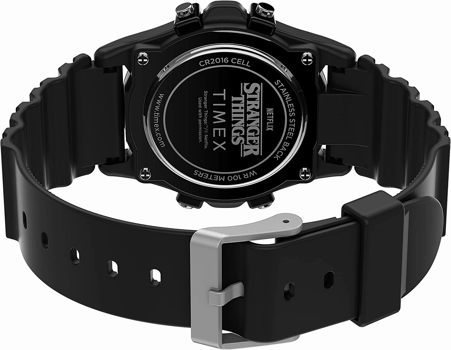 Timex Atlantis x Stranger Things 40mm Resin Strap Watch TW2V51000YB
