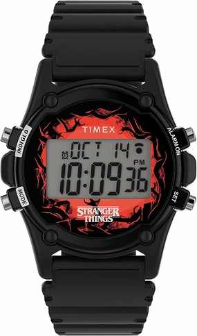 Timex Atlantis x Stranger Things 40mm Resin Strap Watch TW2V51000YB