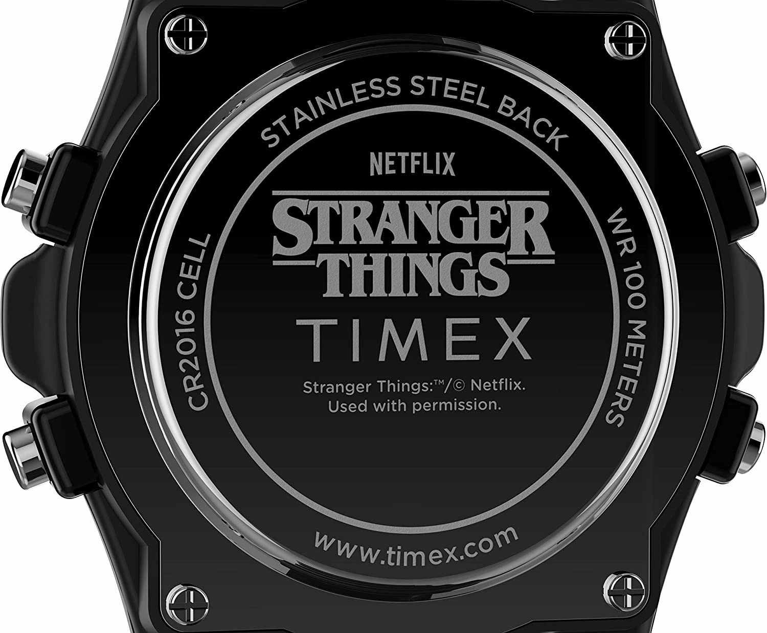 Timex Atlantis x Stranger Things 40mm Resin Strap Watch TW2V51000YB