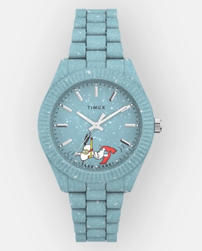 Timex Legacy Ocean x Peanuts 37mm Recycled Bracelet Watch