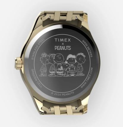Timex Legacy x Peanuts Roller Skating 34mm Stainless Steel Bracelet Watch