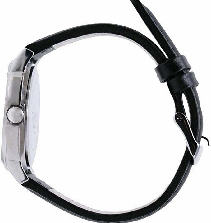 Timex Men's Auburn University Tigers Watch Black Leather Band Ace