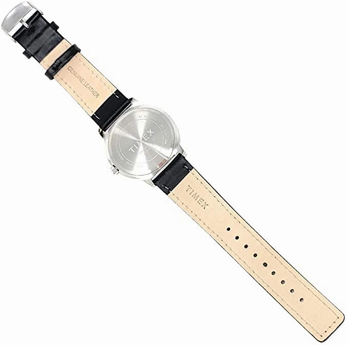Timex Men's Auburn University Tigers Watch Black Leather Band Ace