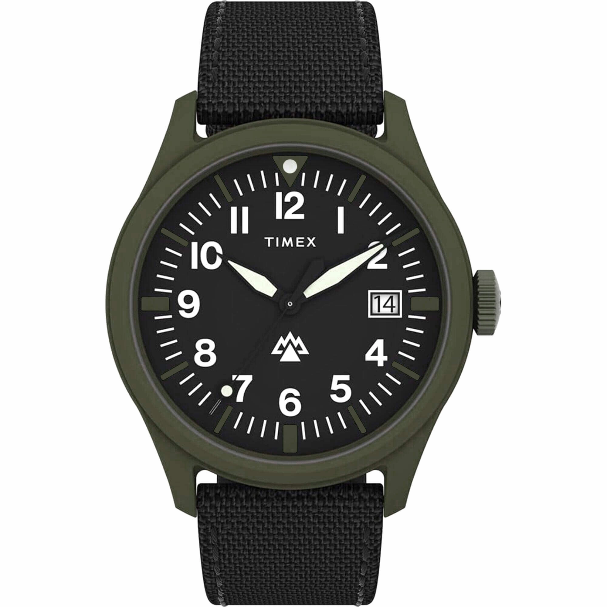 Timex Men's Watch - Expedition North Quartz Black Dial Fabric Strap Date | TW2W34400JR